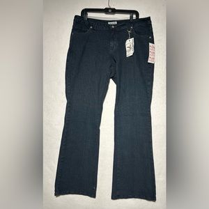 Hot Bottoms Jeans Womens Size 20 Blue High Rise Pants Bootcut NWT